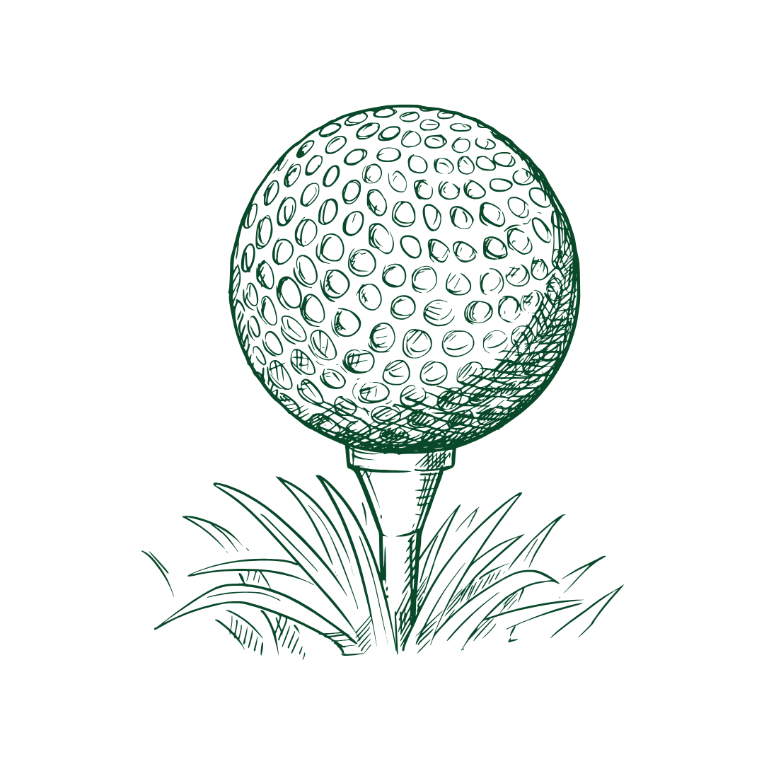 golf ball drawing