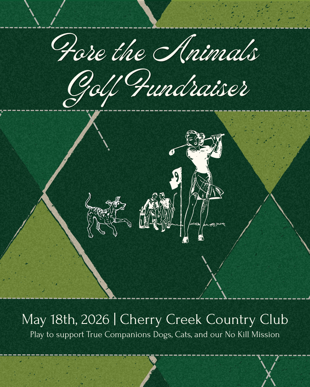 Animals Playing Golf